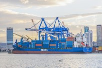 Doğu Akdeniz'de Hukuk Dışı Arama Yapılan Roseline A Gemisi İzmir Limanı'na Yanaştı Haberi