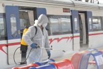 İzmir'de Korona Virüsüne Karşı Duraklar, Toplu Ulaşım Araçları Dezenfekte Ediliyor Haberi