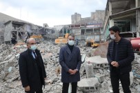 Vali Çağatay 50 Yıllık Hal Binasının Yıkım Çalışmalarını İnceledi