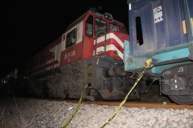 Yük Treninin Çarptığı Şahıs Ağır Yaralandı