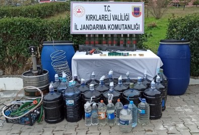 Kırklareli'nde Sahte İçki Operasyonu