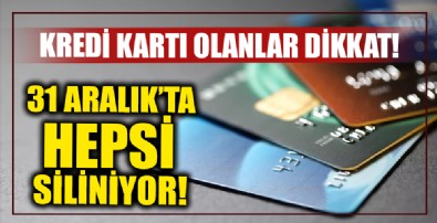 Kredi kartı olanlar dikkat!