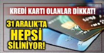 Kredi kartı olanlar dikkat!