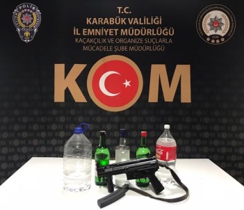 Karabük'te Sahte Alkol Operasyonu Açıklaması 1 Gözaltı