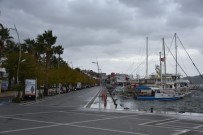 Marmaris'te Yağmurlu Hava Etkisini Sürdürüyor