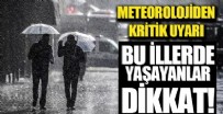 GİRESUN - Meteoroloji'den kritik uyarı
