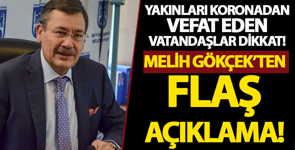 İstanbul'da yakınları koronadan vefat eden vatandaşlar dikkat! Gökçek'ten flaş iddia