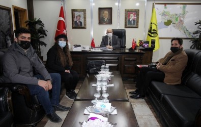 İHA Erzincan Bölge Müdürü Akbuğa'dan, Başkan Pekmezci'ye Ziyaret