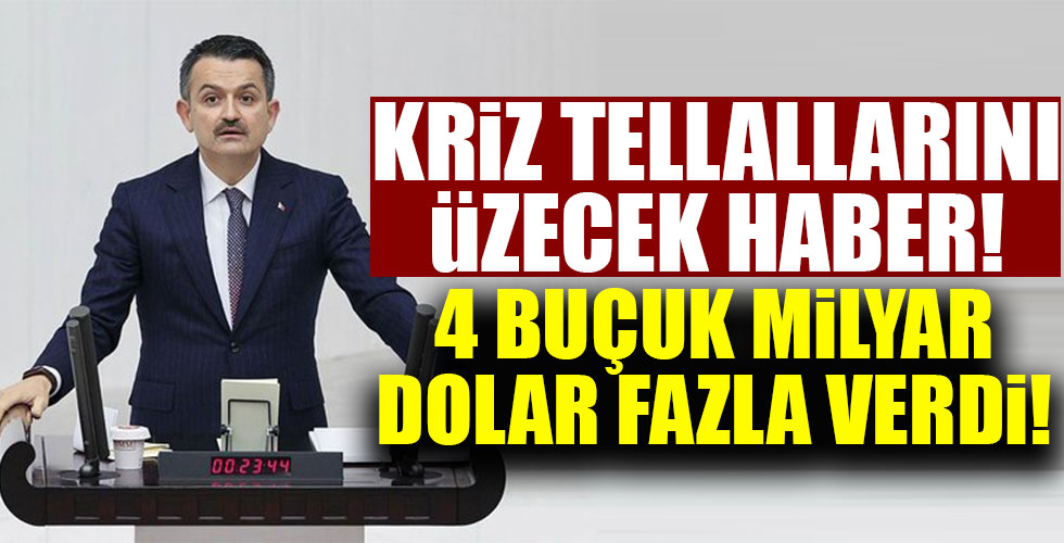 Kriz tellalları üzülecek! 4,5 milyar dolar fazla verdi!