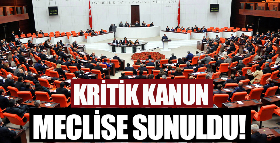 Mehmet Muş açıkladı: Kanun teklifi Meclis Başkanlığı'na sunuldu