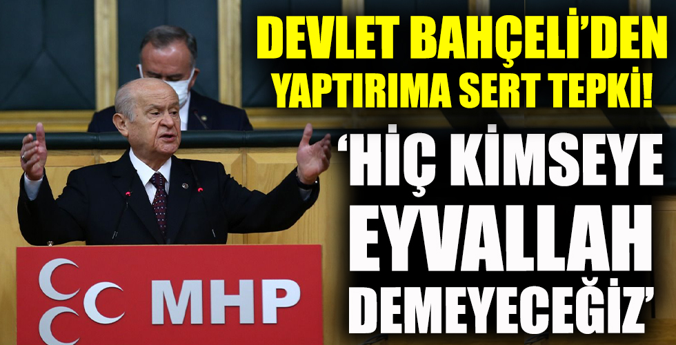 MHP Genel Başkanı Devlet Bahçeli'den ABD'ye yaptırım tepkisi!