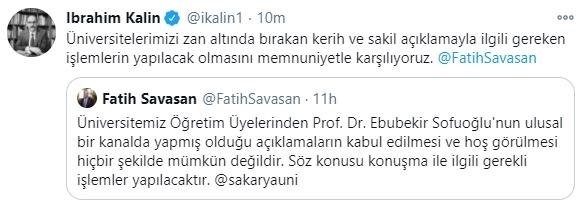 Üniversiteler için 'fuhuş evleri' diyen Prof. Dr. Ebubekir Sofuoğlu için harekete geçildi!