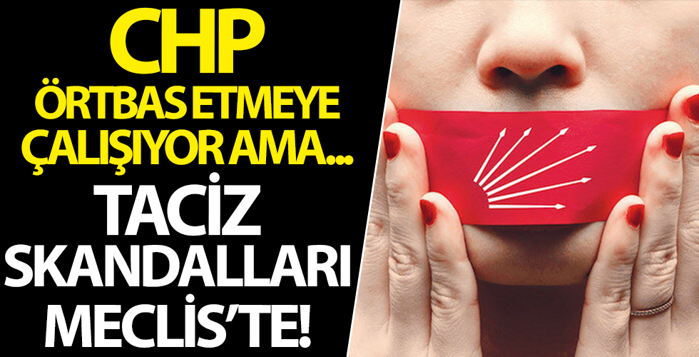 CHP'deki taciz ve tecavüz skandalları Meclis'te!