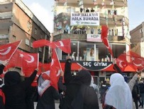 HDP PKK'yı protesto eden annelere saldırdı!
