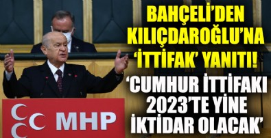 'İttifak bozmak istiyor' iddiasına MHP lideri Devlet Bahçeli cevap verdi