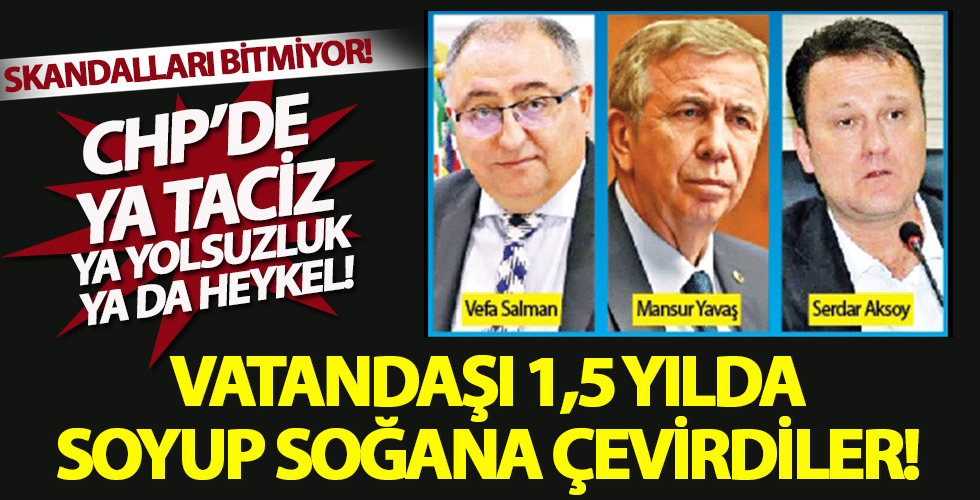 Vatandaşı 1.5 yılda soyup soğana çevirdiler!