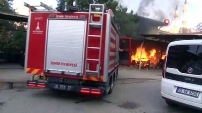 İzmir'de Sobadan Çıkan Yangın Söndürüldü