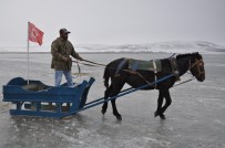 Buz Tutan Çıldır Gölü'nde Covid-19 Sessizliği