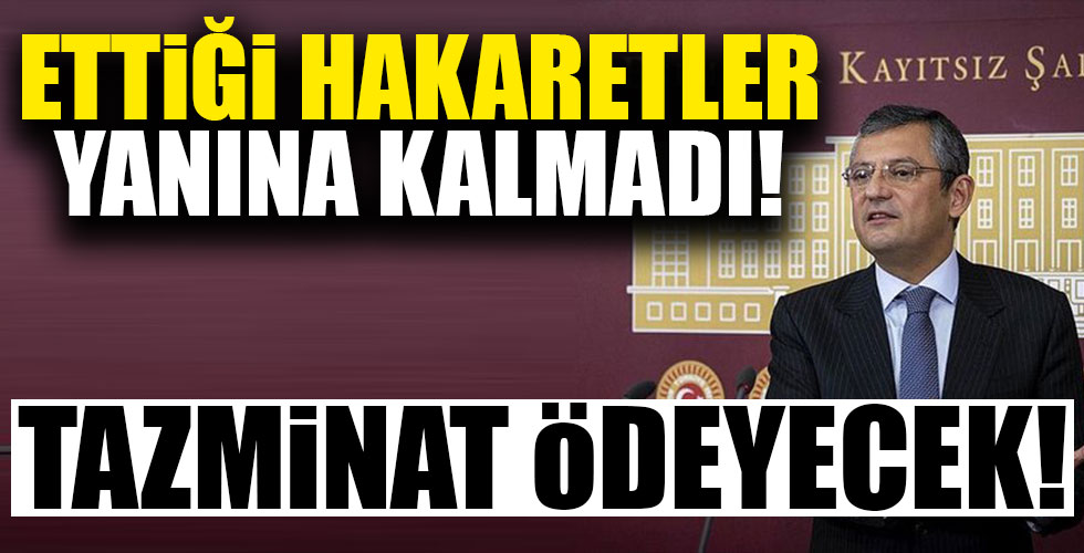 CHP'li Özel Bakan Akar'a tazminat ödeyecek!