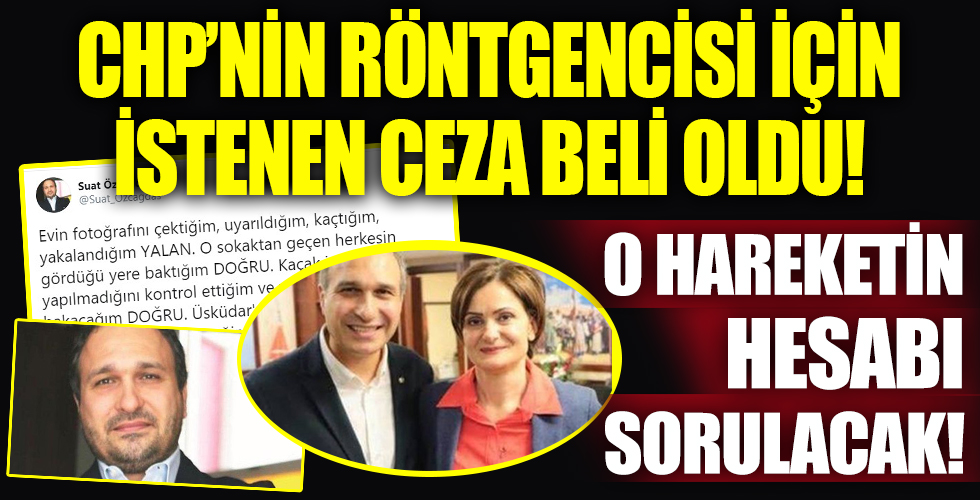 Fahrettin Altun'un evini röntgenleyen CHP'li Suat Özçağdaş için istenen ceza belli oldu!