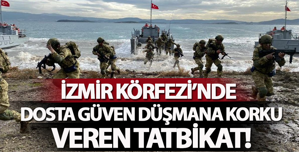 İzmir Körfezi'nde dev tatbikat!