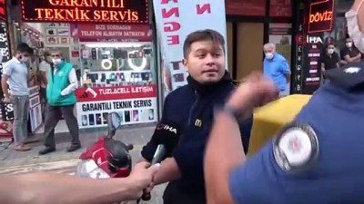 'Bana Teşkilatın Numarasını Verin' Sözleriyle Gündeme Oturan Kurye Bu Sefer De Bekçiye Saldırdı