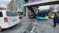Beyoğlu'nda Halk Otobüsüyle Minibüs Çarpıştı Açıklaması 2 Yaralı