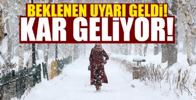 Dikkatli ve tedbirli olun! Kar yağışı geliyor...