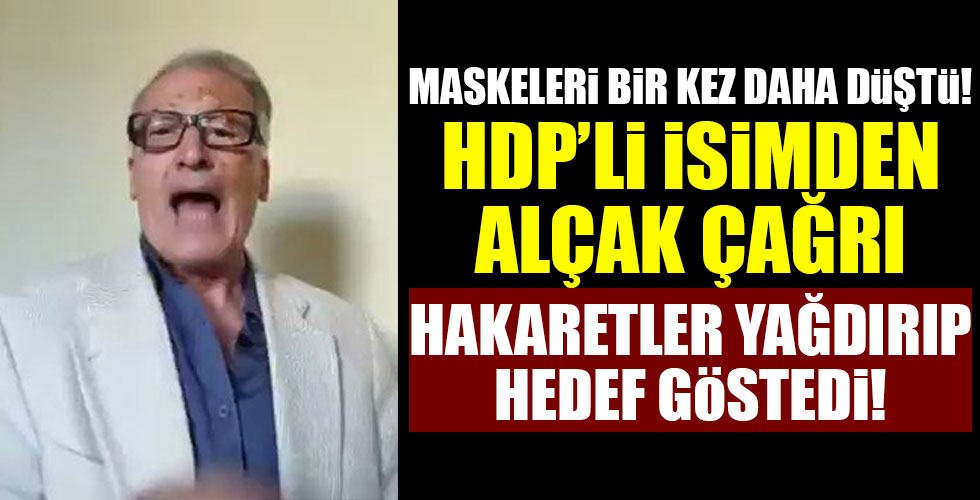 HDP'li isimden alçak suikast çağrısı!