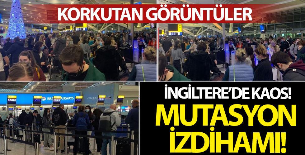 İngiltere'de kaos mutasyon izdihamı!