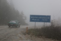 Karabük-Bartın Karayolu'nda Kar Yağışı Başladı