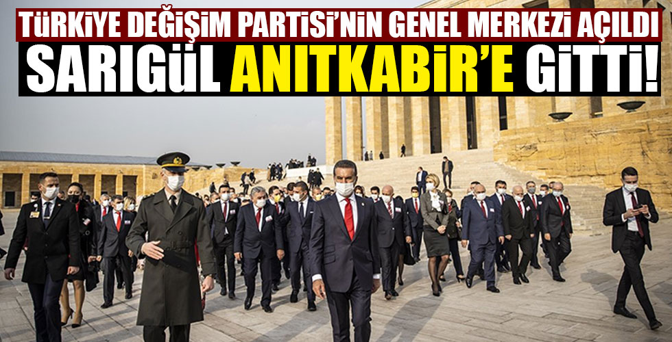 Sarıgül Anıtkabir'i ziyaret etti!