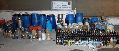 Bursa'da Jandarmadan Yılbaşı Öncesi Kaçak İçki Operasyonu