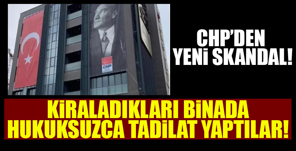 CHP'den yeni skandal!