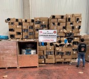 Gaziantep'te 315 Bin TL Değerinde Gümrük Kaçağı İplik Ve Makine Ele Geçirildi