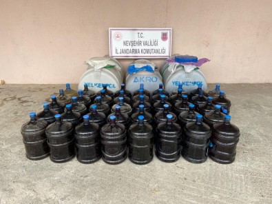 Avanos'ta 2 Ton Kaçak İçki Ele Geçirildi