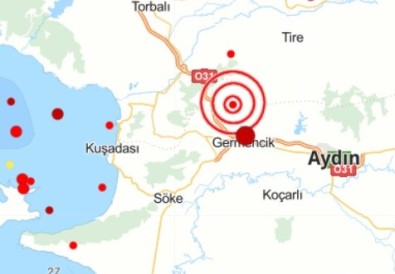 Aydın'da 3.7 Şiddetinde Deprem Meydana Geldi