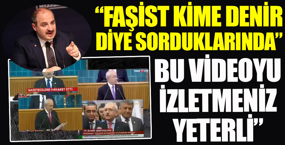 Bakan Varank paylaştı: Faşist kime denir diye sorduklarında bu videoyu izletmeniz yeterli