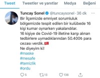 Ordu'da Kumar Oynayan 16 Kişiye 50 Bin 400 Lira Ceza
