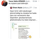 Vali Köşger Duyurdu Açıklaması İzmir'de Tepki Çeken Program İptal Edildi