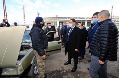 Vali Masatlı Suluova'da Esnafı Gezdi, Yatırım Alanlarını İnceledi