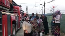 Arnavutköy'de Bir Dairede Yangın Çıktı 3 Kişi Kendini Dışarıya Zor Attı