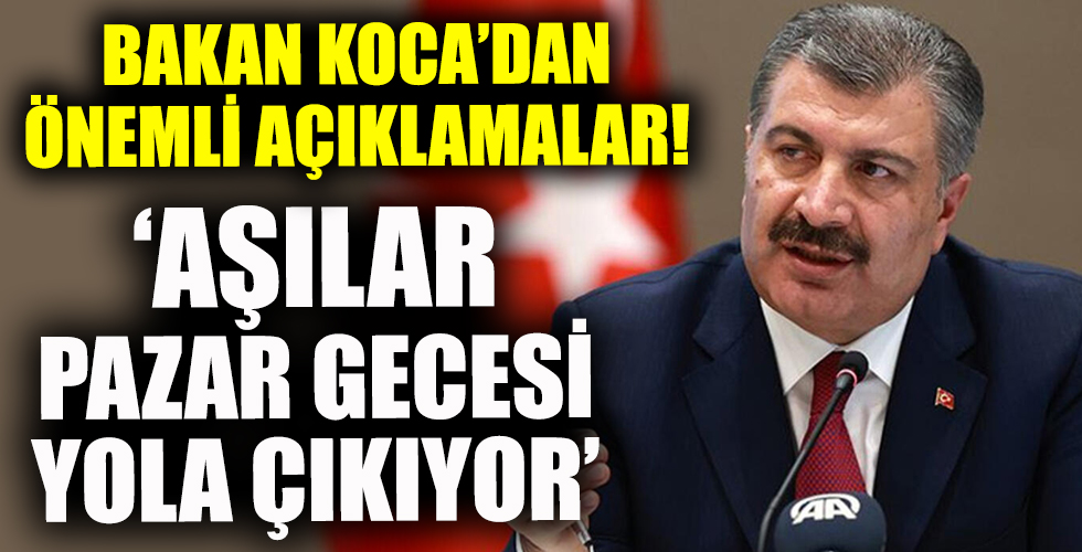 Bilim Kurulu toplantısı ardından Bakan Koca'dan önemli açıklamalar!
