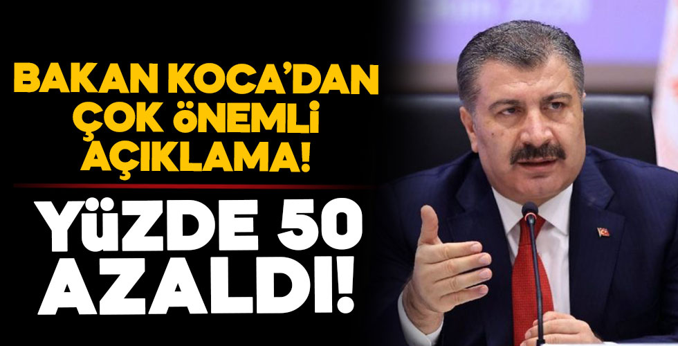 Bakan Koca'dan çok önemli açıklama!