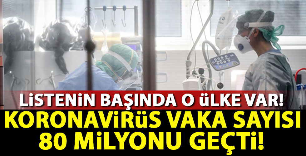 Koronavirüs vaka sayısı 80 milyonu geçti!