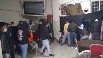 Kısıtlamada Oyun Salonunu Kıraathaneye Çevirenlere Polis Baskını