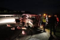 TEM'de Otomobilin Çarptığı Hafif Ticari Araç Sürücüsü Öldü