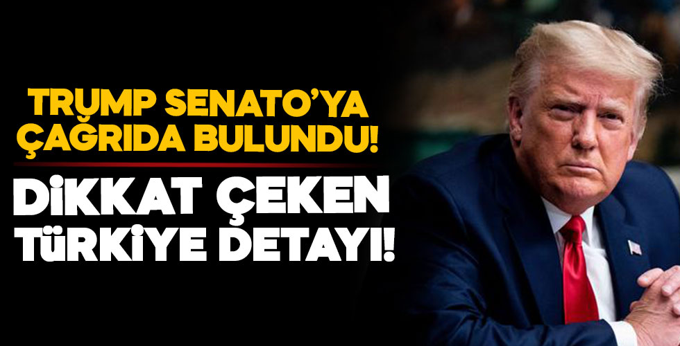 Trump Senato'ya çağrıda bulundu!