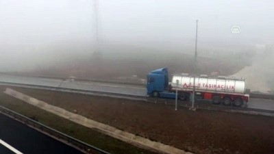 Bolu Dağı'nda Yoğun Sis Etkili Oluyor