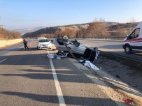 Kontrolden Çıkan Otomobil Takla Attı Açıklaması 2'Si Çocuk 4 Yaralı